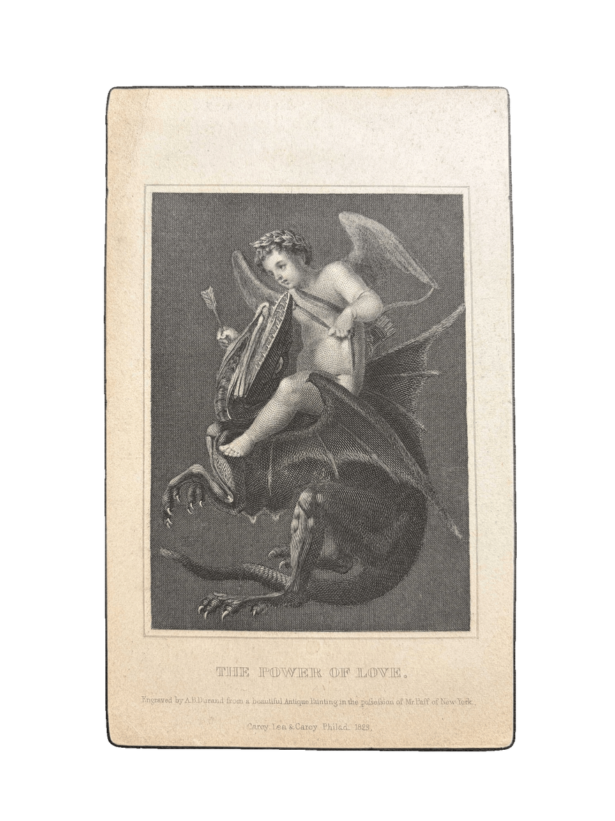 Cupid and Dragon, 1829 · A. B. Durand